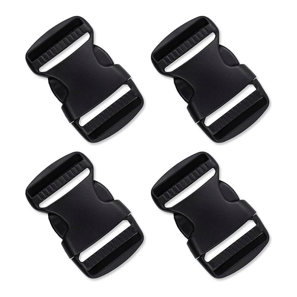 4 Pack of Plastic Buckle Clips